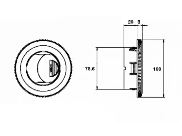 Diffusion d'air Diffuseur d'air BOUCHE DE VENTILATION | 4460653 - P4243205E | 334-220-0016