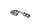 Raccord A sertir acier flexible standard 180° FEMELLE ORING 180° M6 |  |