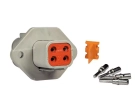 Composant électrique Connecteur DEUTSCH Kit 4 VOIES FLASQUE DTP04-4P |  |
