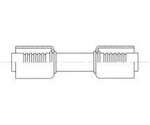 Raccord A sertir acier flexible standard Special REDUCTEUR