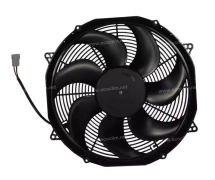 Ventilateur Aspirant 12V Pale : Ø385 SPAL - Ø = 385 - EPAIS = 86