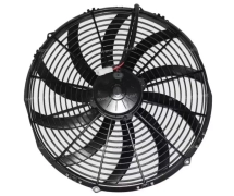 Ventilateur Aspirant 24V Pale : Ø385 SPAL - Ø = 385 - EPAIS = 87.6