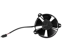 Ventilateur Soufflant 12V Pale : Ø130 SPAL - Ø = 130 - EPAIS = 58.1