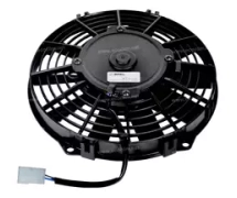 Ventilateur Aspirant 12V Pale : Ø255 SPAL - Ø = 255 - EPAIS = 52